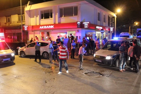 Ada Caddesinde Motosiklet Kazası