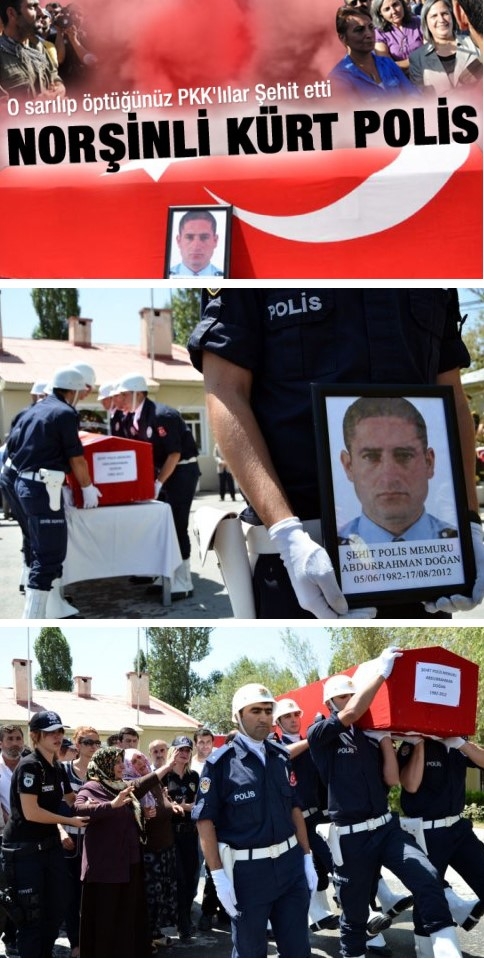 PKK Van Depremzedelerinin Polisini Vurdu