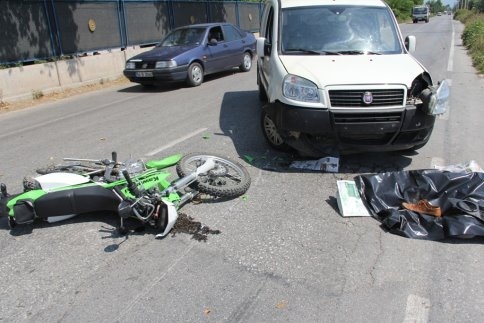 Akyazılı Motosiklet Sürücüsü Kazada Hayatını Kaybetti