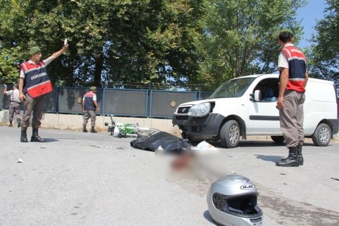 Akyazılı Motosiklet Sürücüsü Kazada Hayatını Kaybetti