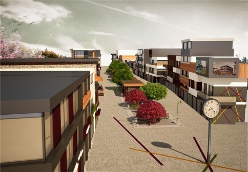 AKYAZI ÇARŞI İÇİ PROJESİ START ALDI