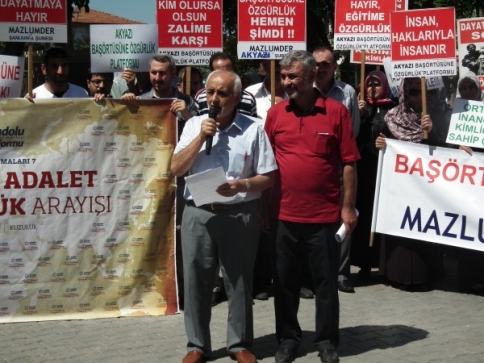 Başörtüsüne Özgürlük Basın Açıklaması 