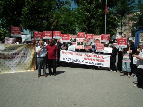 Başörtüsüne Özgürlük Basın Açıklaması 