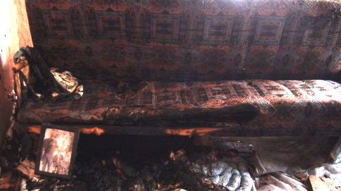 Elindeki Sigarayı Düşürünce Yangın Çıktı