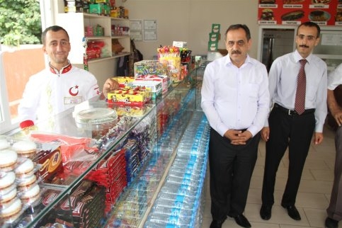 Başkan Yazıcı’dan Kantin Denetlemesi