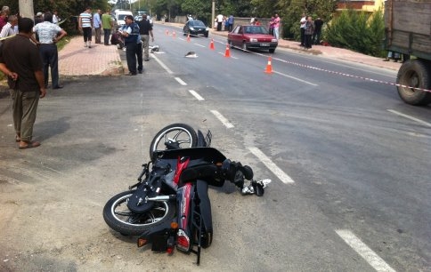 Yeni Aldığı Motosikletiyle Ölüme Gitti. 