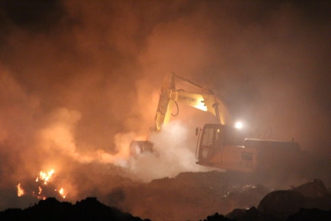 Akyazı Çöplüğü Yanıyor