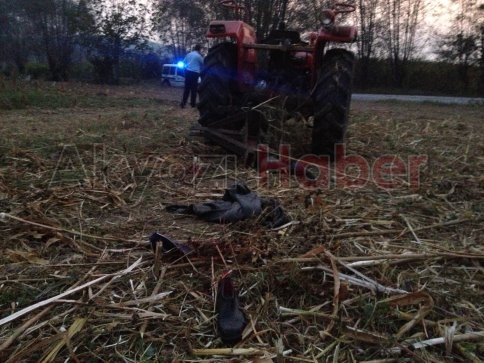 Tarlasını temizlerken iş makinesinin altında kaldı.