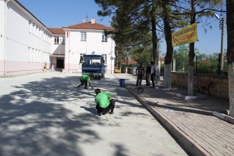 Başkan Yaşar Yazıcı’nın Girişimleriyle Okullara Çizgi Hizmeti