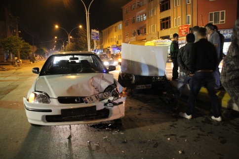 Akyazı Mudurnu Caddesinde Kaza