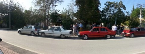 4 Araç birbirine girdi