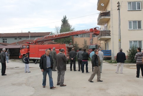 Çıkan Yangında Maddi Hasar Meydana Geldi