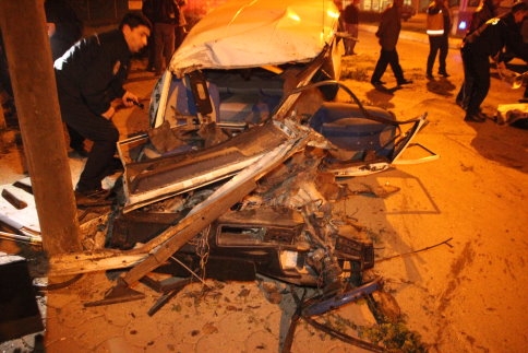 Akyazı'da FECİ KAZA