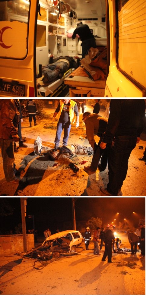 Akyazı'da FECİ KAZA