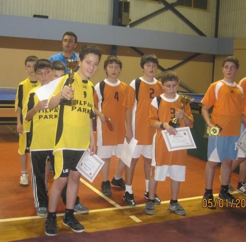 Masa Tenisinde A.H.Tunçsoy İl 2.’si Oldu