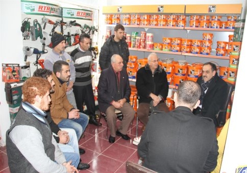 BAŞKAN YAZICI'DAN ESNAF ZİYARETLERİ DEVAM EDİYOR…