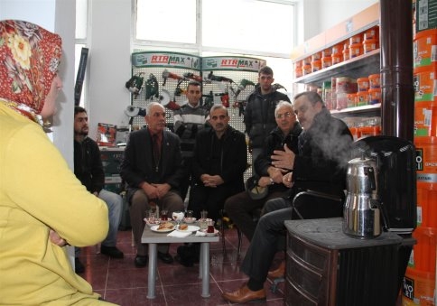 BAŞKAN YAZICI'DAN ESNAF ZİYARETLERİ DEVAM EDİYOR…