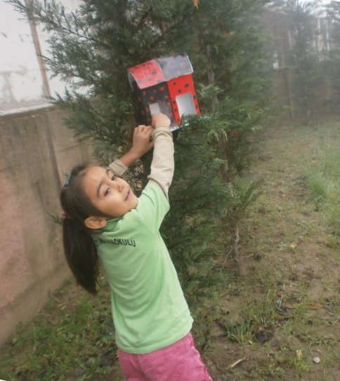 MİNİKLERDEN KUŞLARA ŞEFKAT ELİ