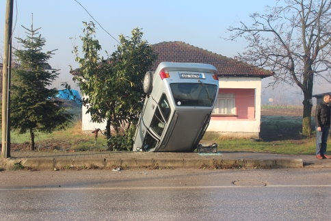 Karaçalılık'ta Zincirleme Kaza