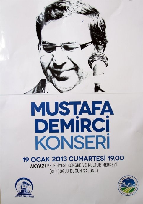 Mustafa Demirci Akyazı’da Sahne Alıyor