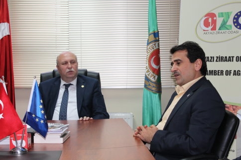 İlçe Teşkilatı Ziraat Odasına Ziyarette Bulundu