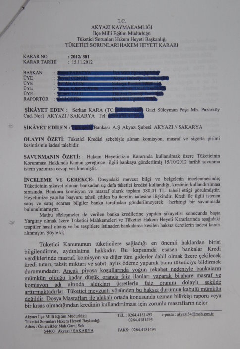 5 Bankaya Kesintilerin İadesi İçin Dava Açtı