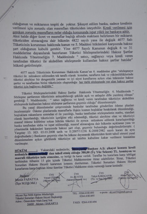 5 Bankaya Kesintilerin İadesi İçin Dava Açtı