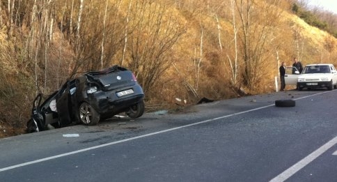 Şerefiye Yolunda Kaza 1 Yaralı