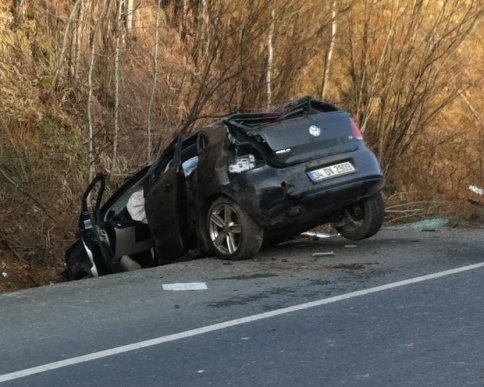 Şerefiye Yolunda Kaza 1 Yaralı
