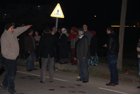 Hastane Mahesinde Seyir halindeki Jeep Yandı