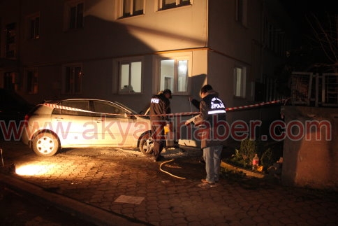 Fabrikatör İş Adamının otomobili kundaklandı