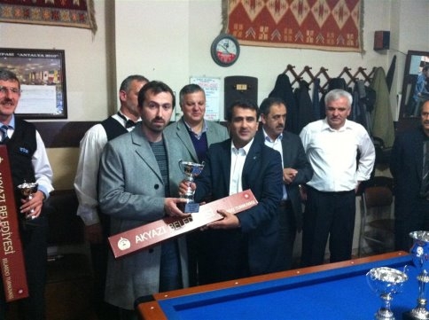 Akyazı Belediyesi Bilardo Şampiyonası Sona Erdi