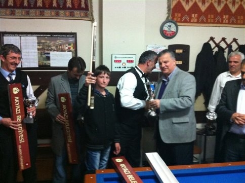 Akyazı Belediyesi Bilardo Şampiyonası Sona Erdi