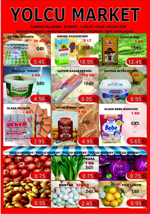 Yolcu Market'te İndirim 