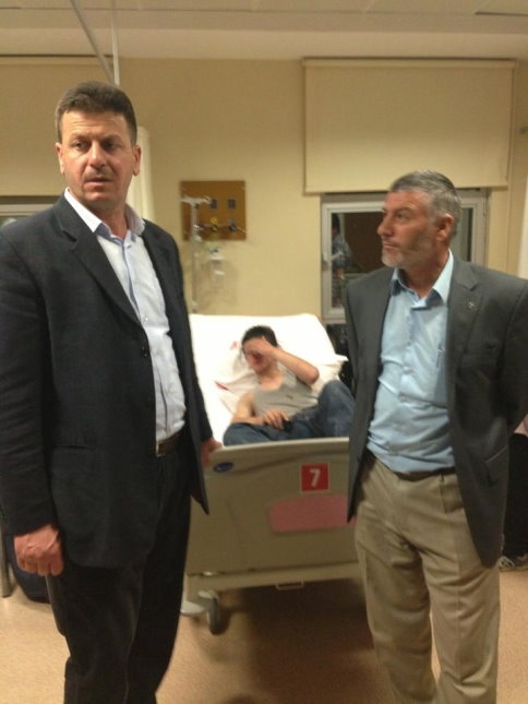 Pat Pat  Kazasın da Yaralananları Başkan Ziyaret Etti.