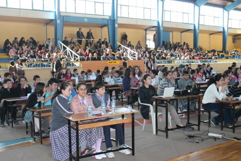 Orta Okullar arası bilgi yarışması yapıldı.