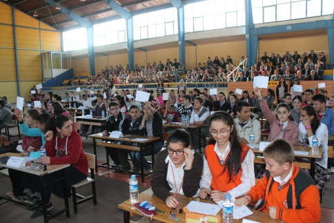 Orta Okullar arası bilgi yarışması yapıldı.