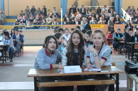 Orta Okullar arası bilgi yarışması yapıldı.