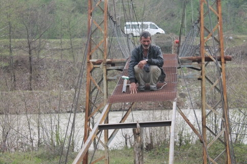 Asma Köprü Onarılıyor