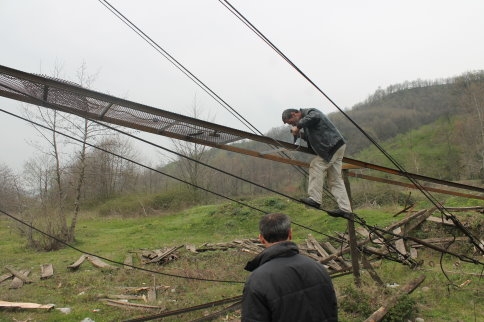 Asma Köprü Onarılıyor