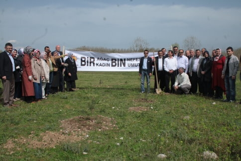 Ak Kadınlar Fidan Dikti