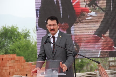 Toki Konutları Temeli Atıldı.