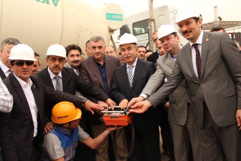 Toki Konutları Temeli Atıldı.