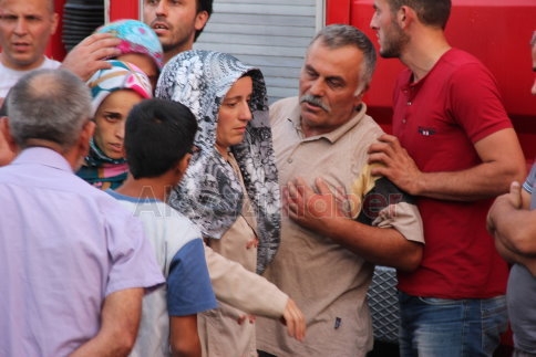 Prefabrik Ev Kül Oldu