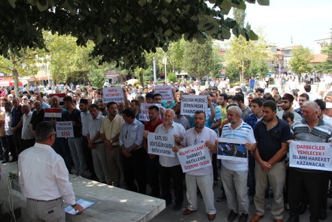 Akyazı Mısır Katliamı İçin Bir Araya Geldi