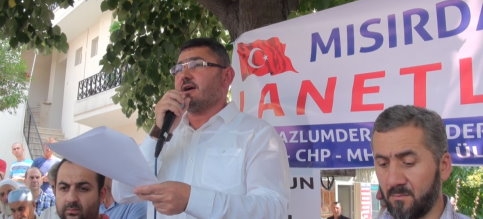 Akyazı Mısır Katliamı İçin Bir Araya Geldi