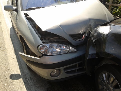 Ters Yöne Girince Kafa Kafaya Çarpıştı