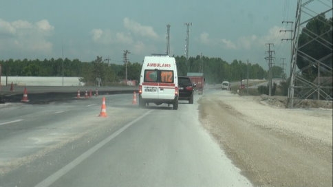 Ambulansa Yol vermediler.