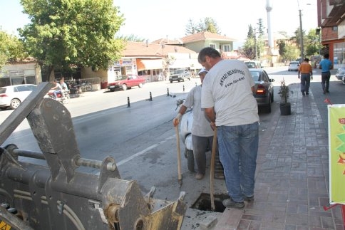 Akyazı Belediyesinden Ada Caddesi Üzerinde Sonbahar Hazırlık Çalışmaları Başladı