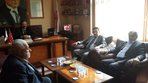 Başkan Yazıcı Ve Kaymakam Bı’dan Dokurcun Ziyareti